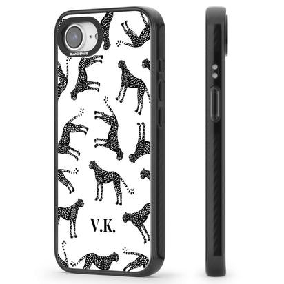 Personalised Black & White Cheetah Pattern