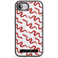 Personalised Red Snake Pattern