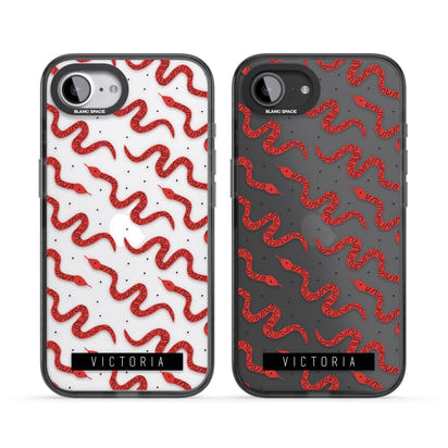 Personalised Red Snake Pattern