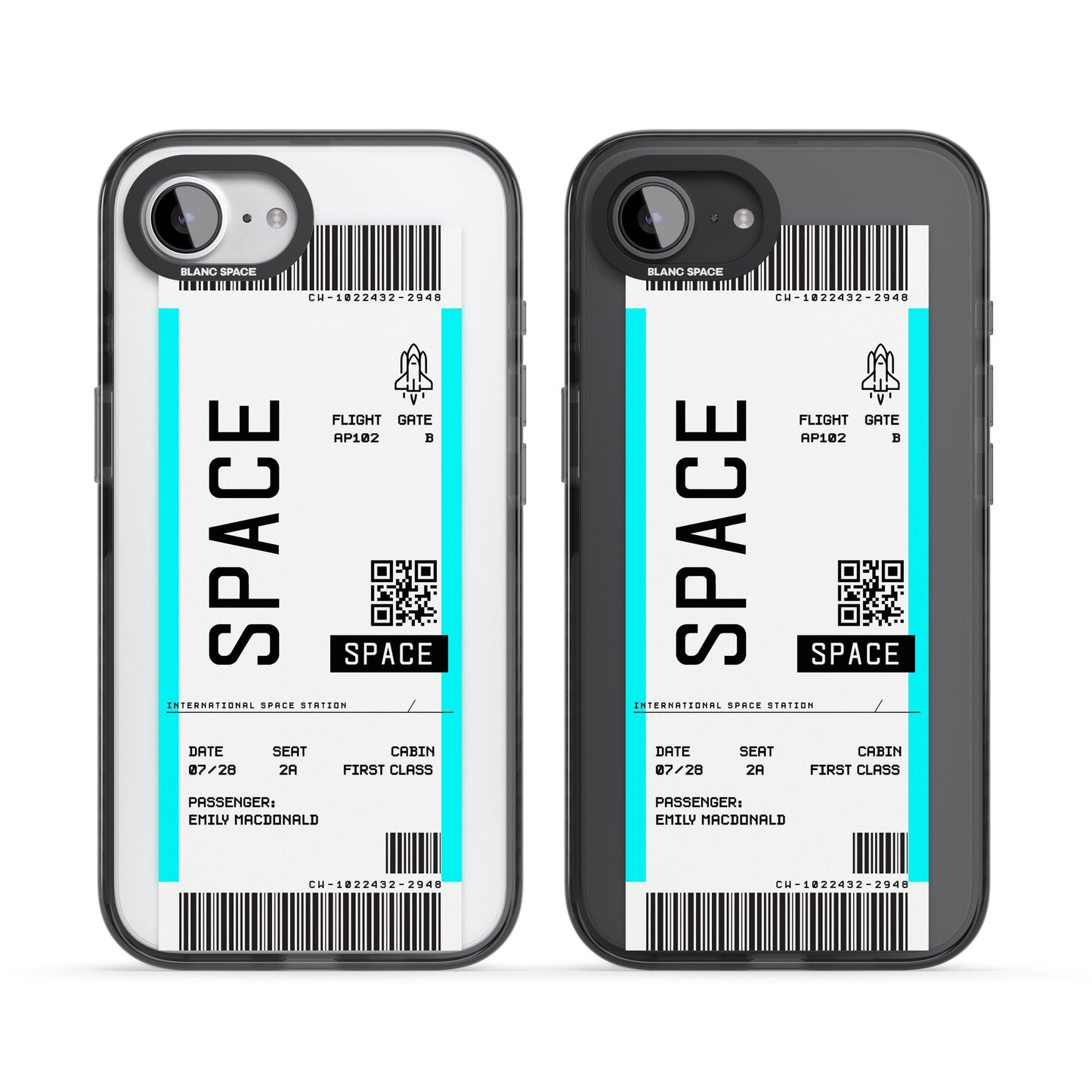 Personalised Space Travel Ticket