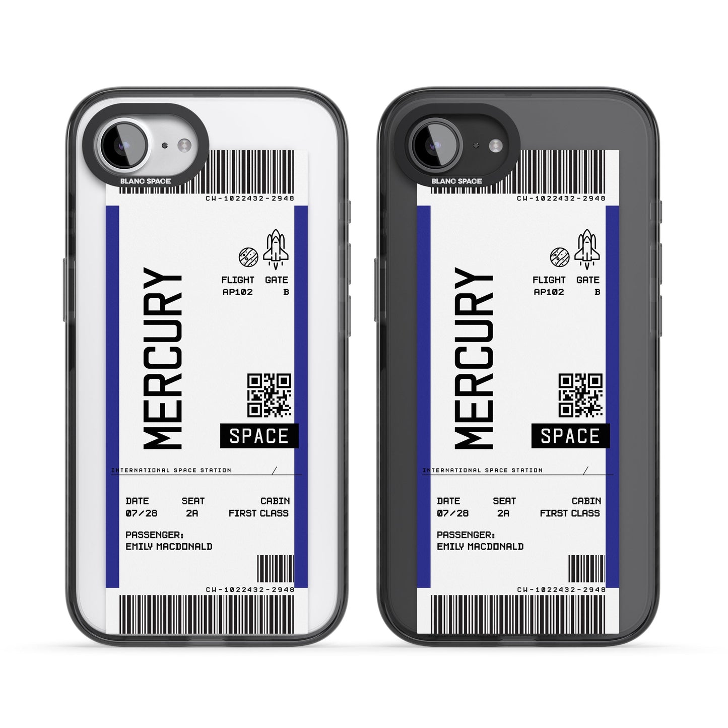 Personalised Mercury Travel Ticket