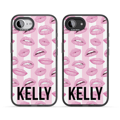 Personalised Pink Stripes & Lips