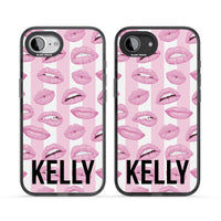Personalised Pink Stripes & Lips