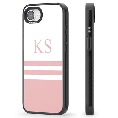 Personalised Pink Stripes & Initials