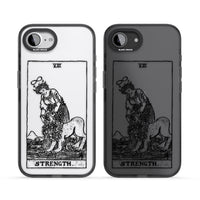 Personalisierte Stärke-Tarotkarte (Transparent)