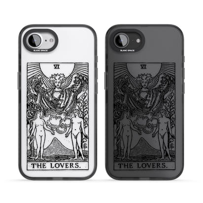 Personalisierte Tarotkarte „Die Liebenden“ (Transparent)