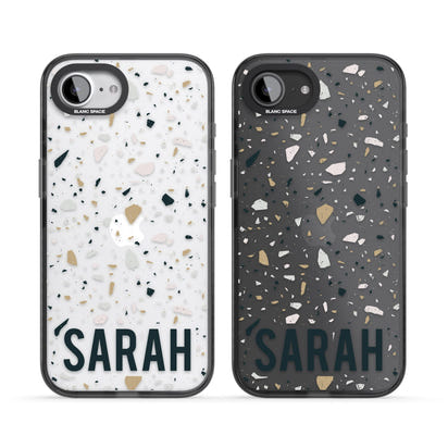 Personalised Terrazzo Blue, Pink, Brown
