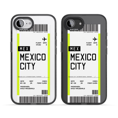 Carte d'embarquement personnalisée pour Mexico