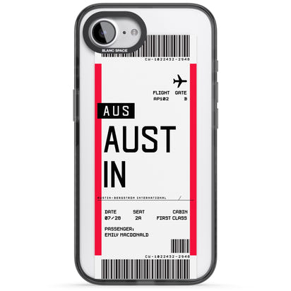 Personalised Austin Boarding Pass