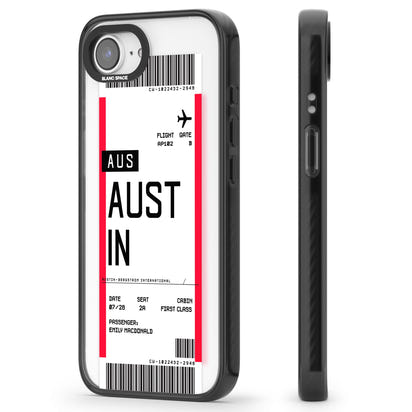 Personalised Austin Boarding Pass