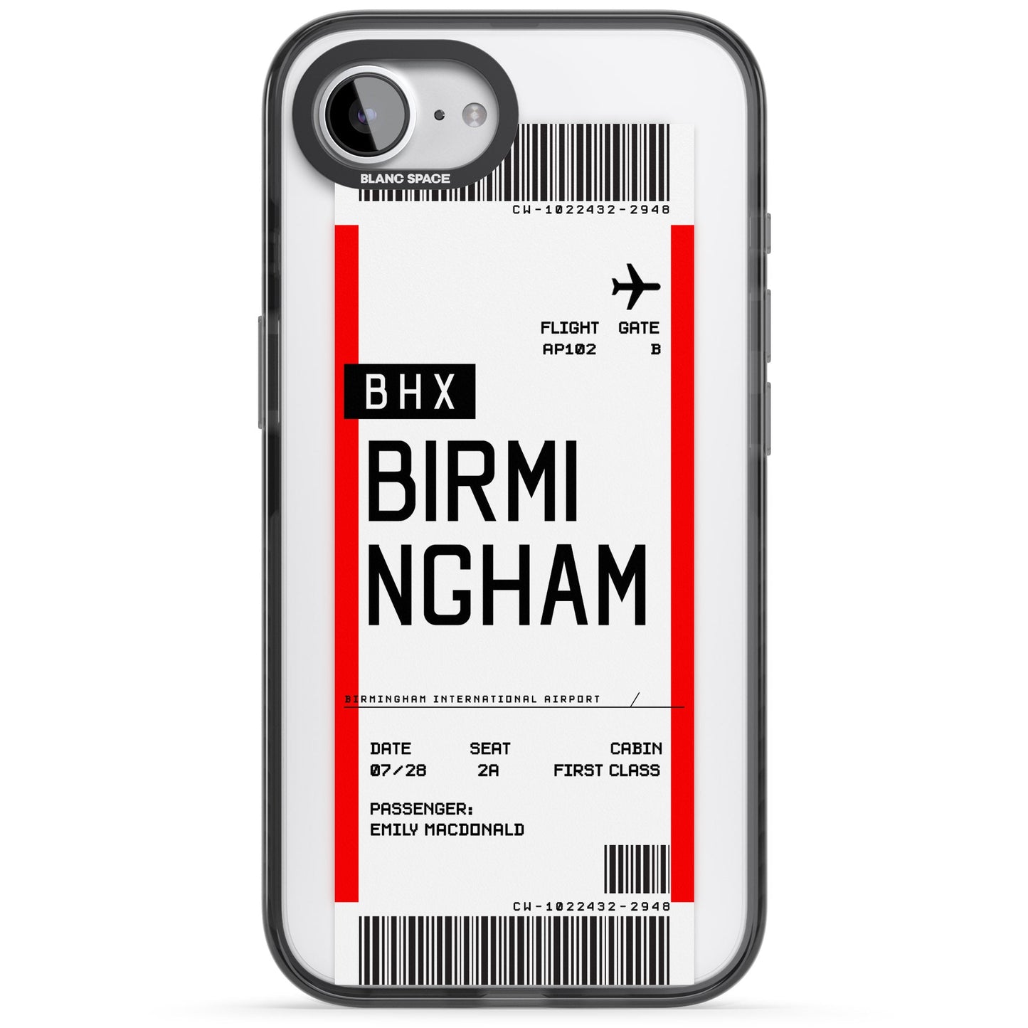 Personalised Birmingham Boarding Pass