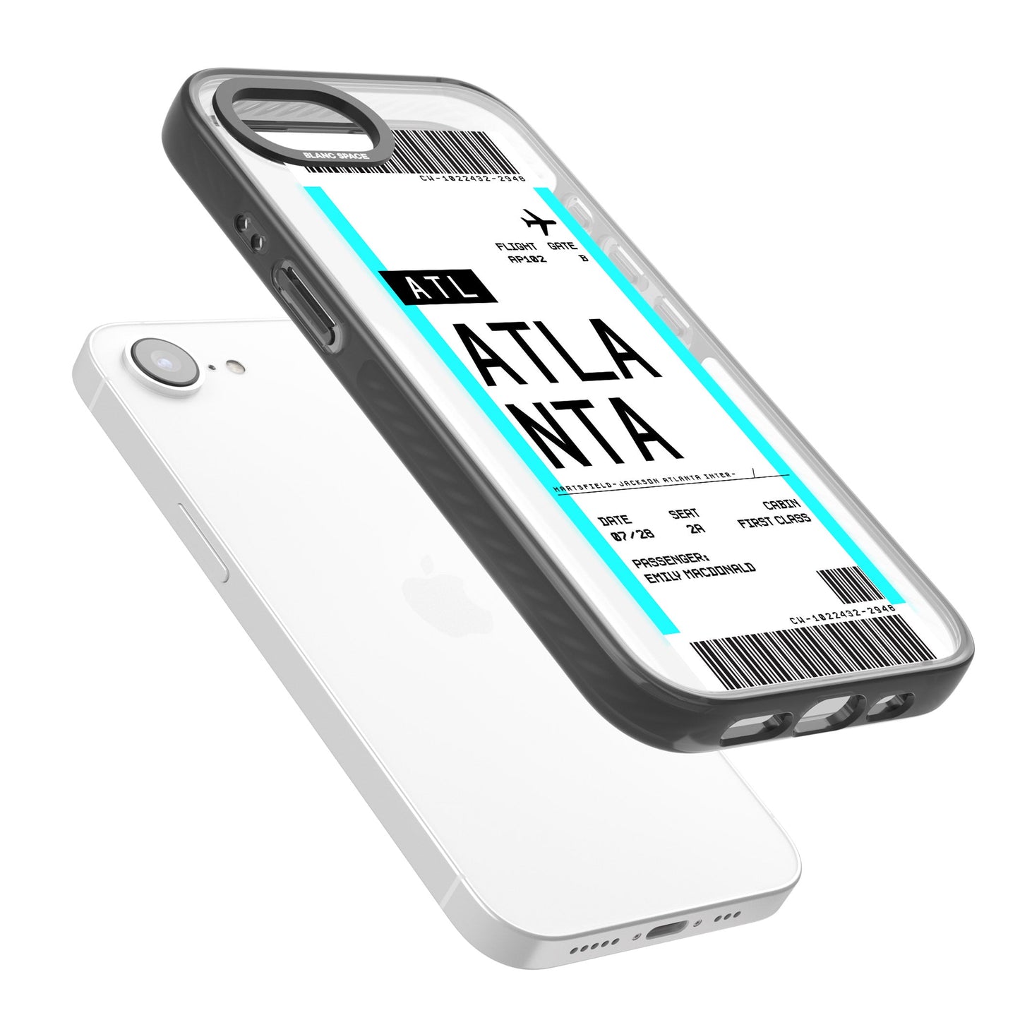 Personalisierte Atlanta-Bordkarte