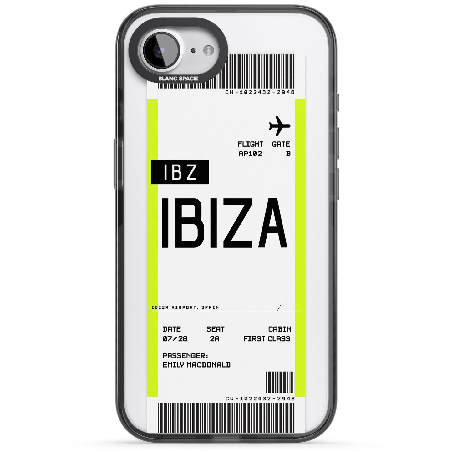 Personalised Ibiza Boarding Pass