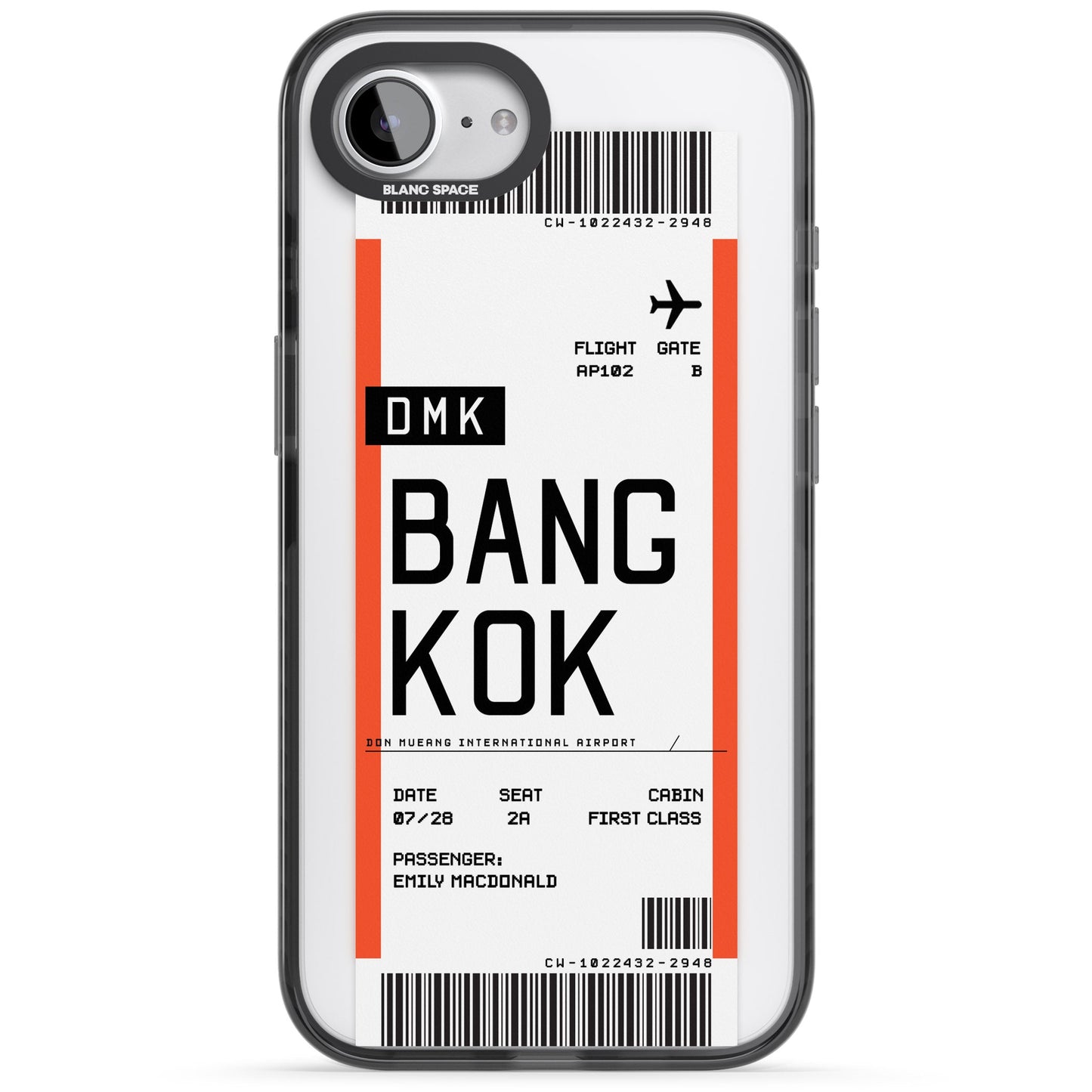 Personalised Bangkok Boarding Pass