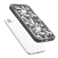 Dunkelgraue Katzentarnung