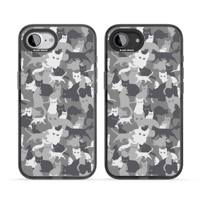 Dunkelgraue Katzentarnung