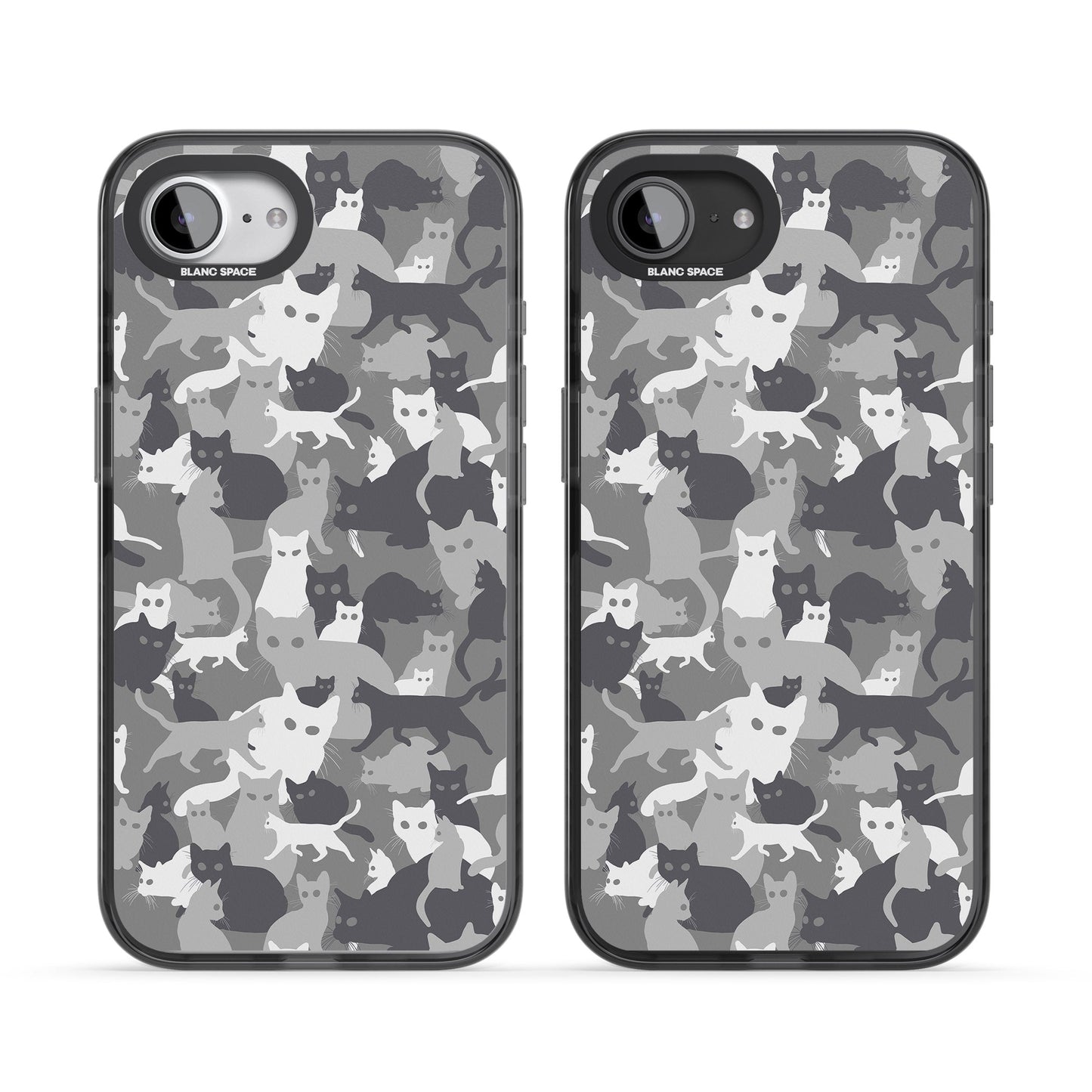 Dunkelgraue Katzentarnung