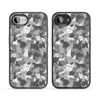 Dunkelgraue Katzentarnung