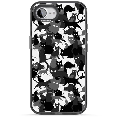 Black & White Cat Camouflage