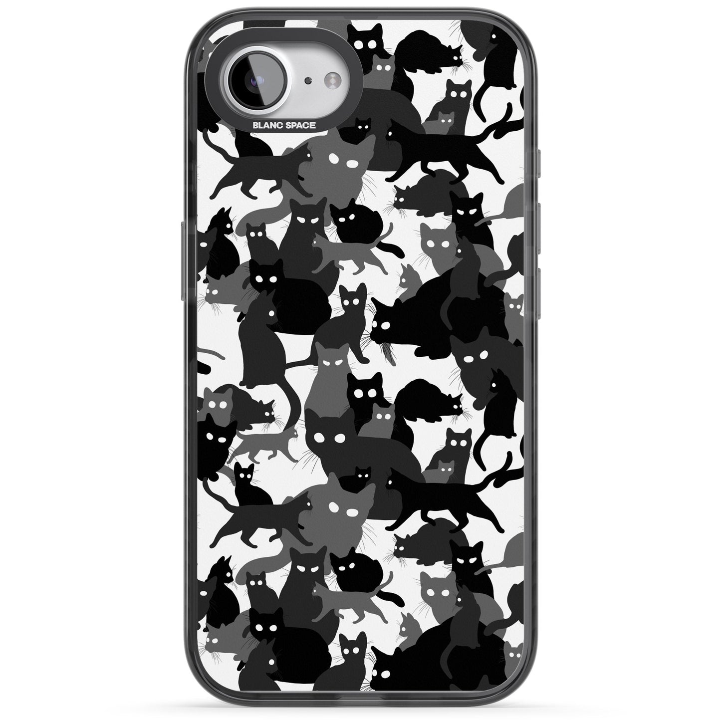 Black & White Cat Camouflage