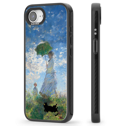 Cat with Monet's Parasol Lady