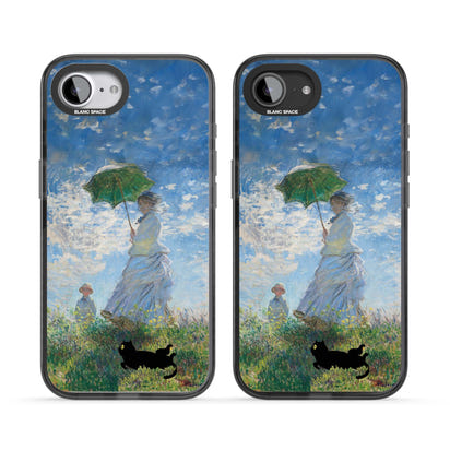 Cat with Monet's Parasol Lady