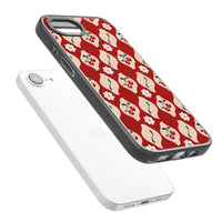 Vintage Cherry Diamond Pattern