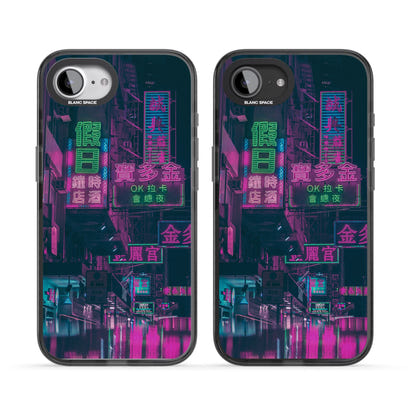 Bande nocturne au néon