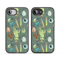 Motif expérimental de dessin animé pour Halloween