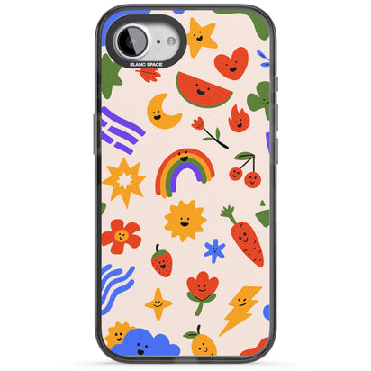 Verspielte Kawaii-Symbole