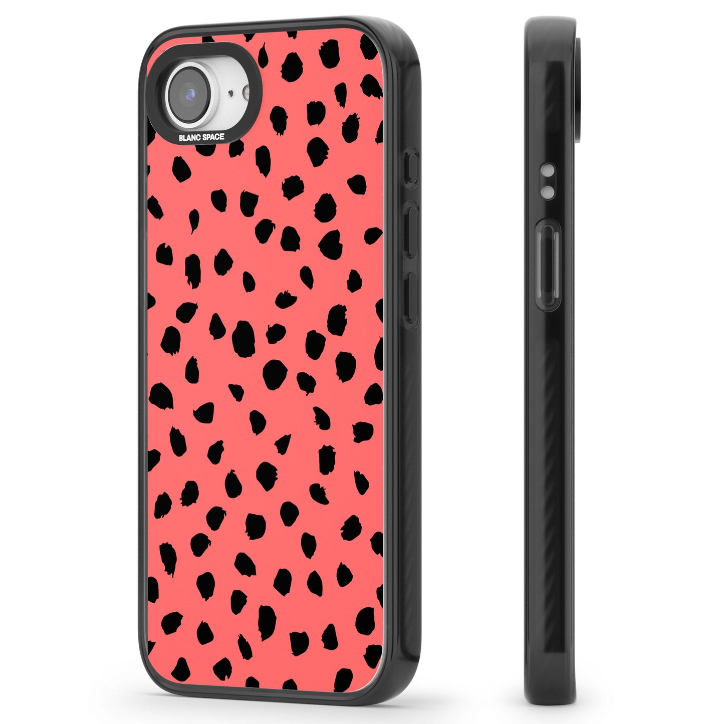 Black Dalmatian Spots On Coral