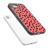 Black Dalmatian Spots On Coral