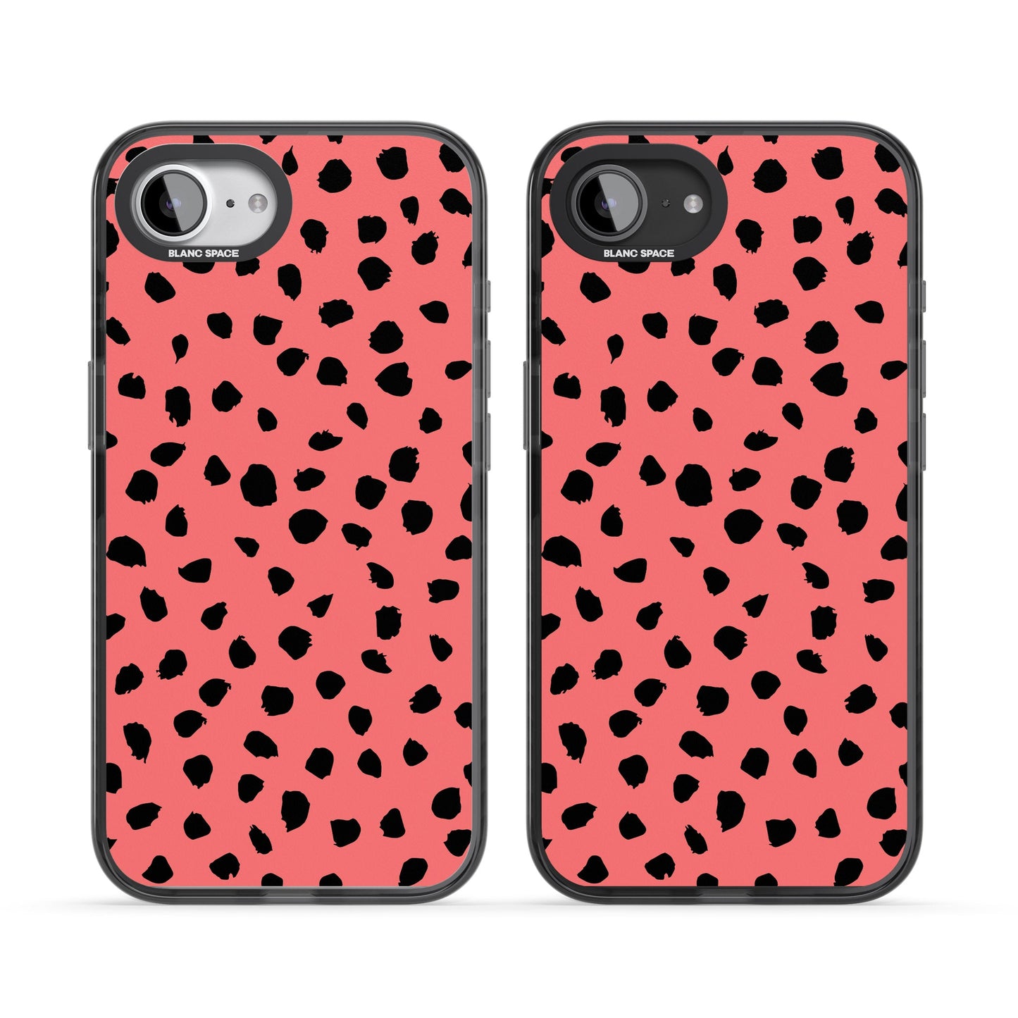 Black Dalmatian Spots On Coral