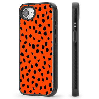 Fetter roter Punktdruck