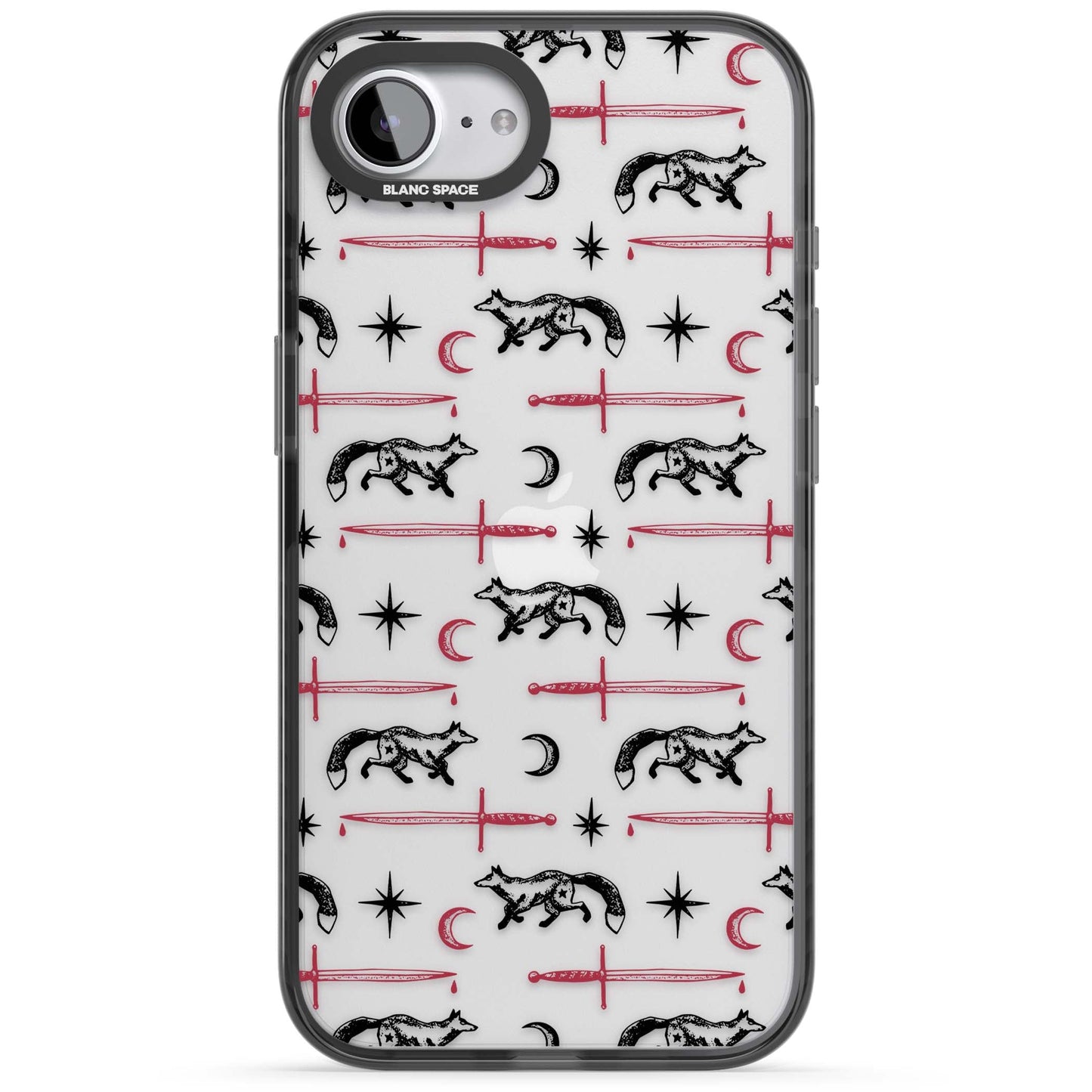 Motif renard et lame