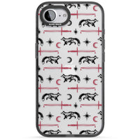 Motif renard et lame