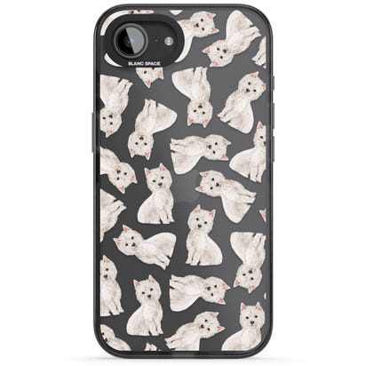 Motif de chien Westie