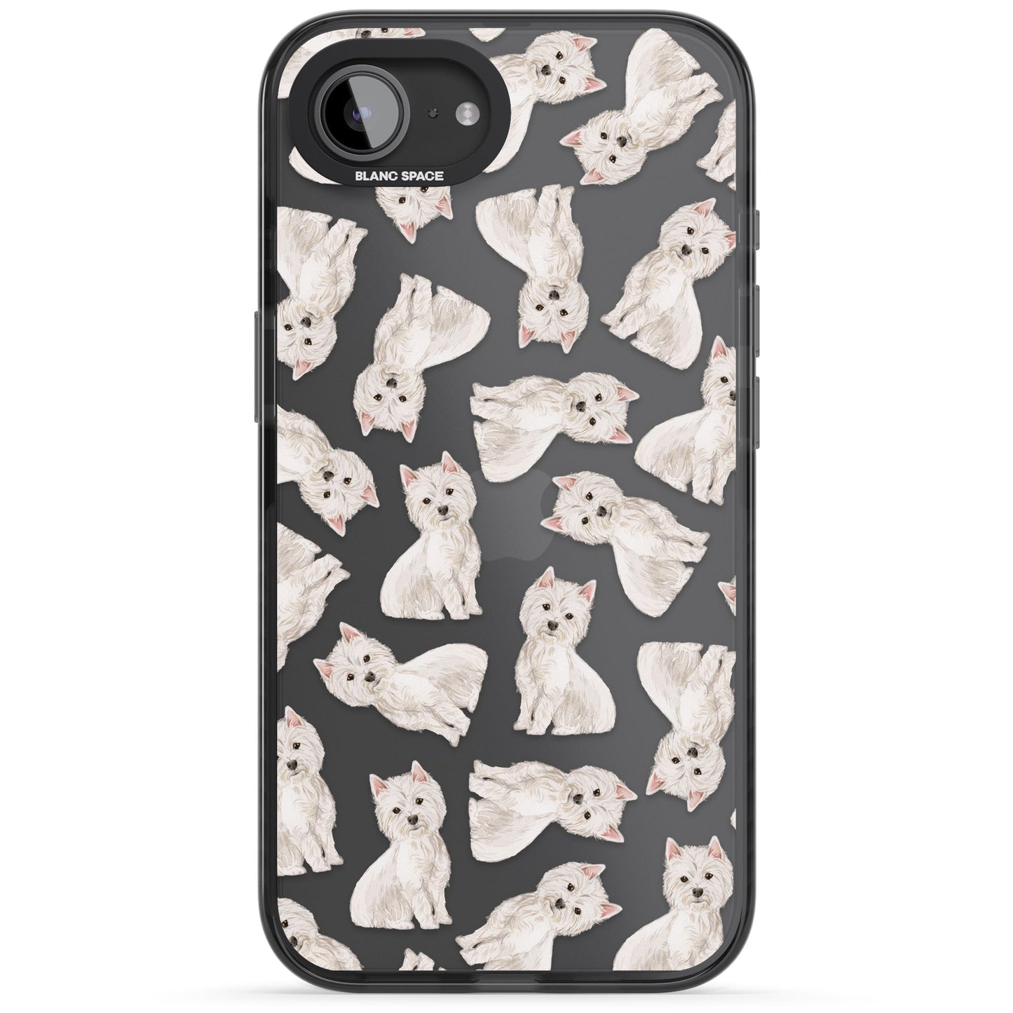 Motif de chien Westie
