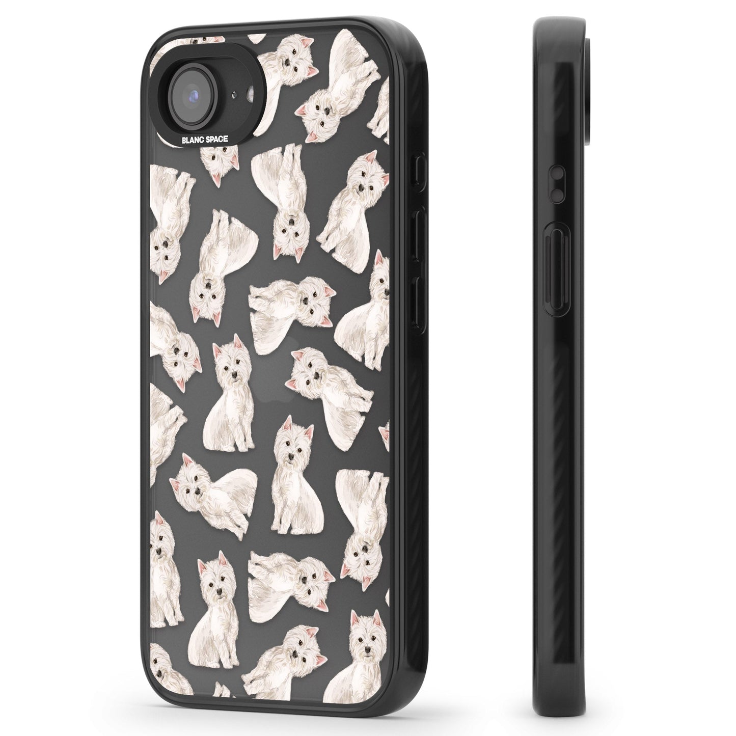 Motif de chien Westie