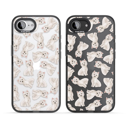 Motif de chien Westie