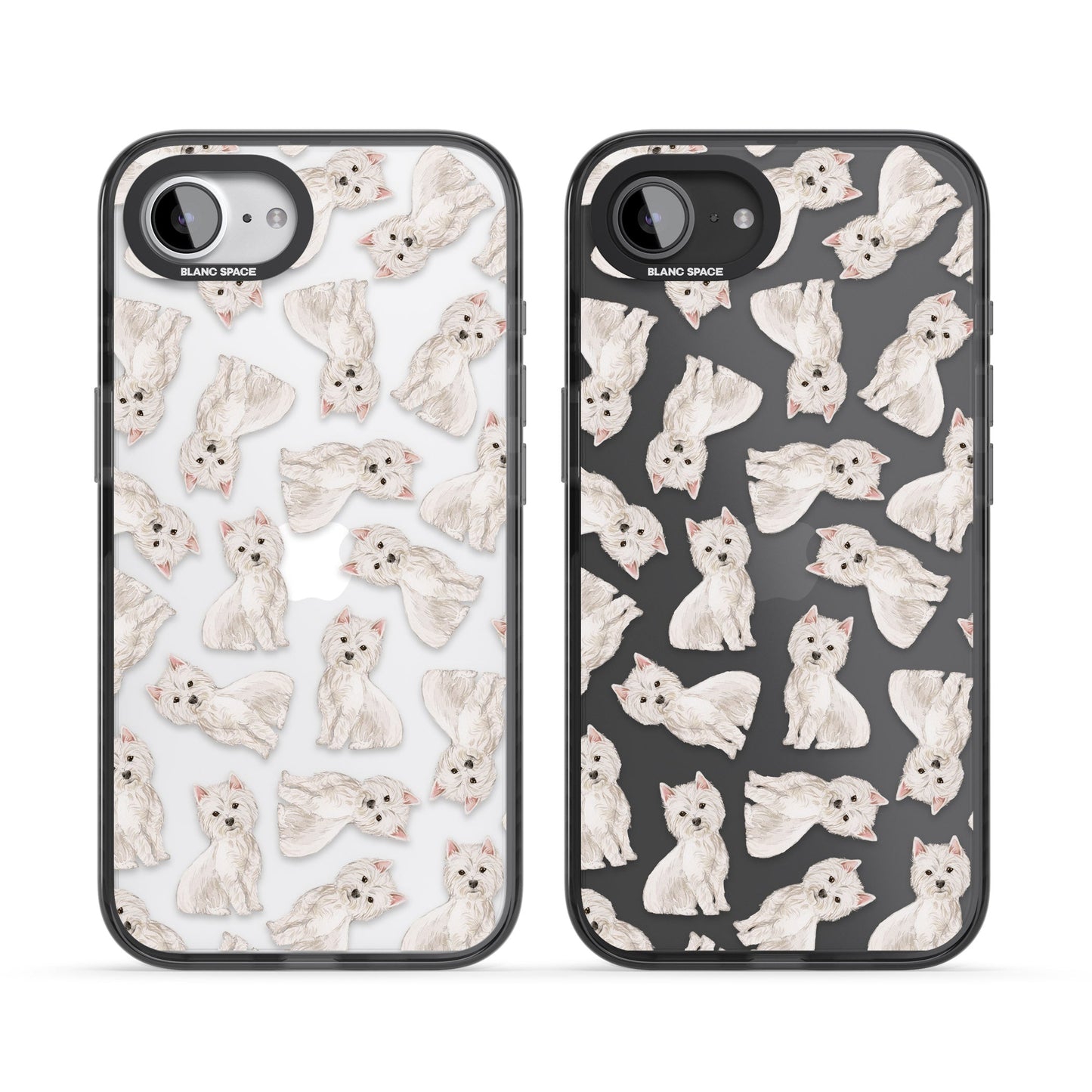 Motif de chien Westie