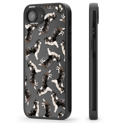 Border Collie Pattern Watercolour