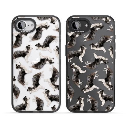 Border Collie Pattern Watercolour