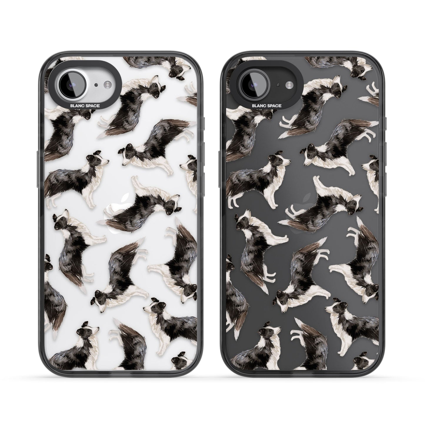 Border Collie Pattern Watercolour