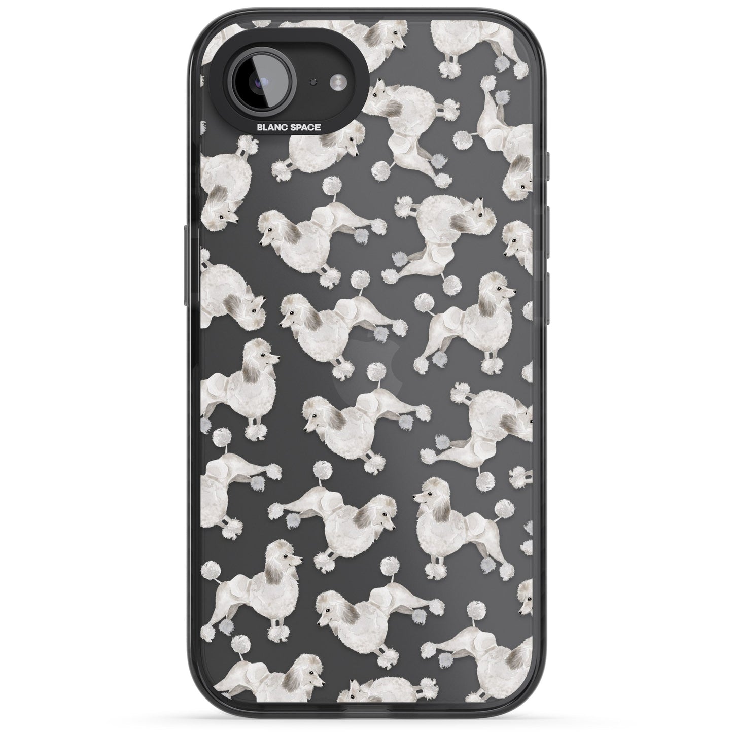 Pudel-Aquarellmuster