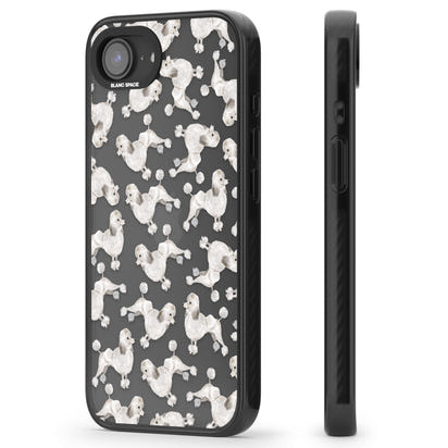 Pudel-Aquarellmuster