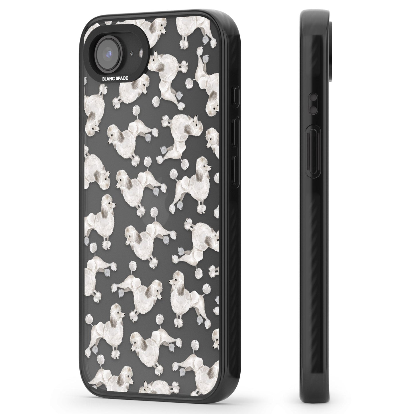 Pudel-Aquarellmuster