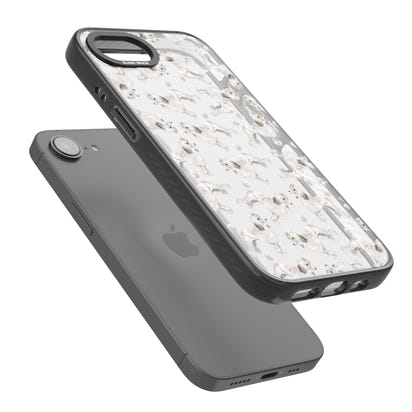 Pudel-Aquarellmuster