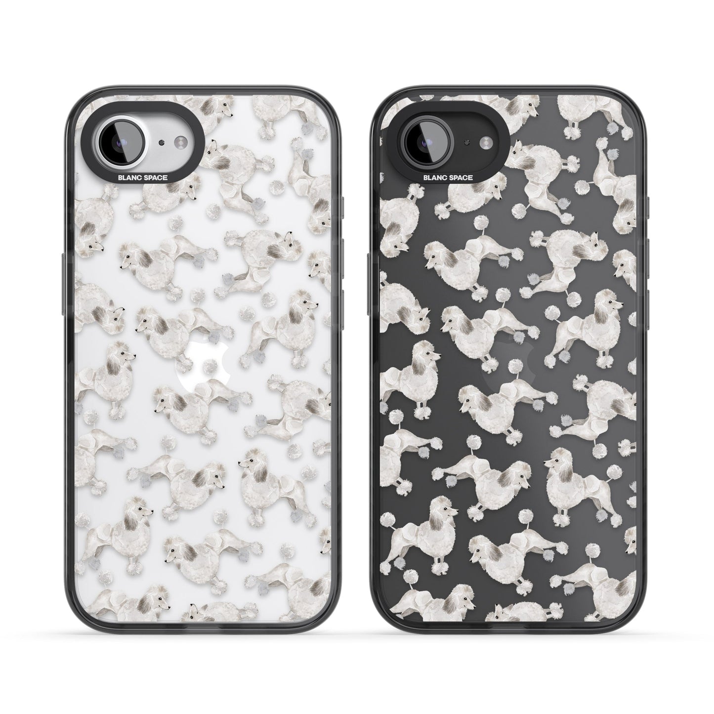 Pudel-Aquarellmuster