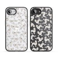 Pudel-Aquarellmuster